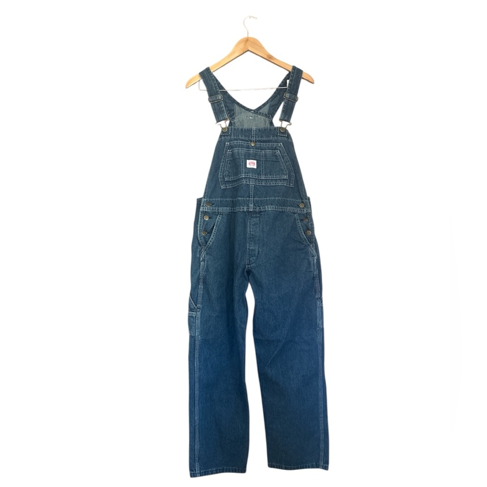 NWT Women’s Key Ring Spun Denim Bib Overall Carpenter Work Size 16 Short